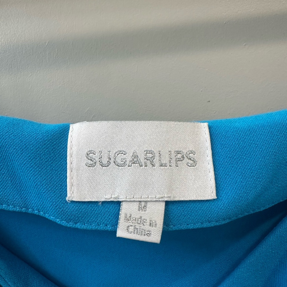 Sugarlips Asymmetrical Dress in Blue